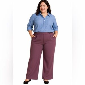 Halara Flex Halo Tek Air High Waisted Pocket Straight Leg Work Pants PXL New